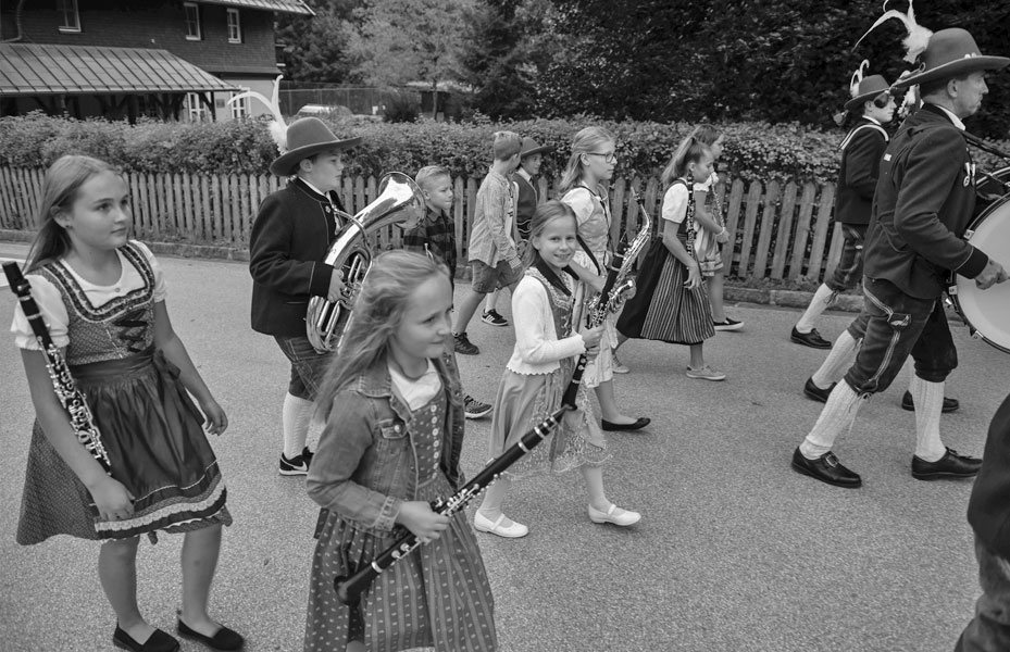 Die Jugend der Trachtenmusikkapelle Wald im Pinzgau
