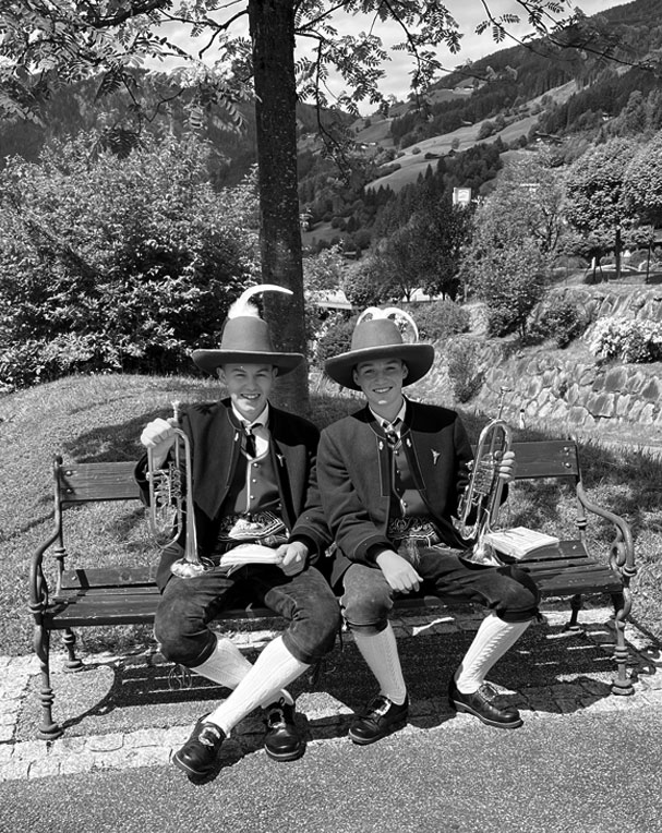 Die Jugend der Trachtenmusikkapelle Wald im Pinzgau